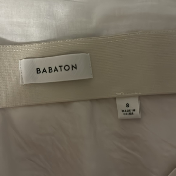 babaton slip satin midi skirt - Picture 3 of 4